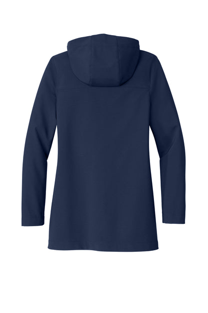 Rear View of RiverBlNv Port Authority Women's Collective Outer Soft Shell Parka L919