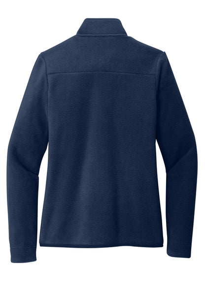 Rear View of RiverBlNv Port Authority Women's Connection Fleece Jacket L110