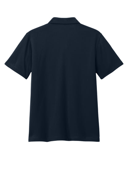Rear View of RiverBlNv Port Authority Youth Dry Zone UV Micro-Mesh Polo Y110