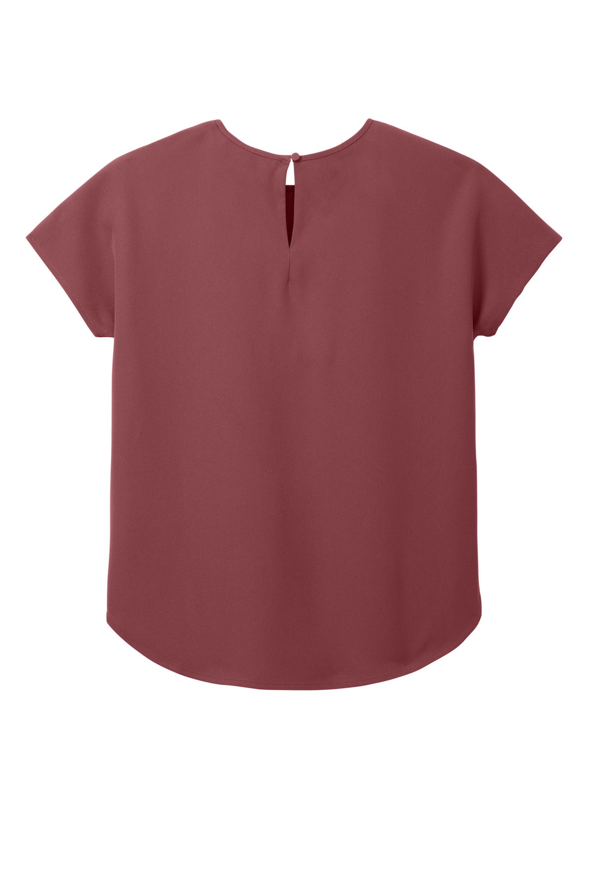 Rear View of Rosewood Mercer+Mettle Women's Stretch Crepe Crew MM2015