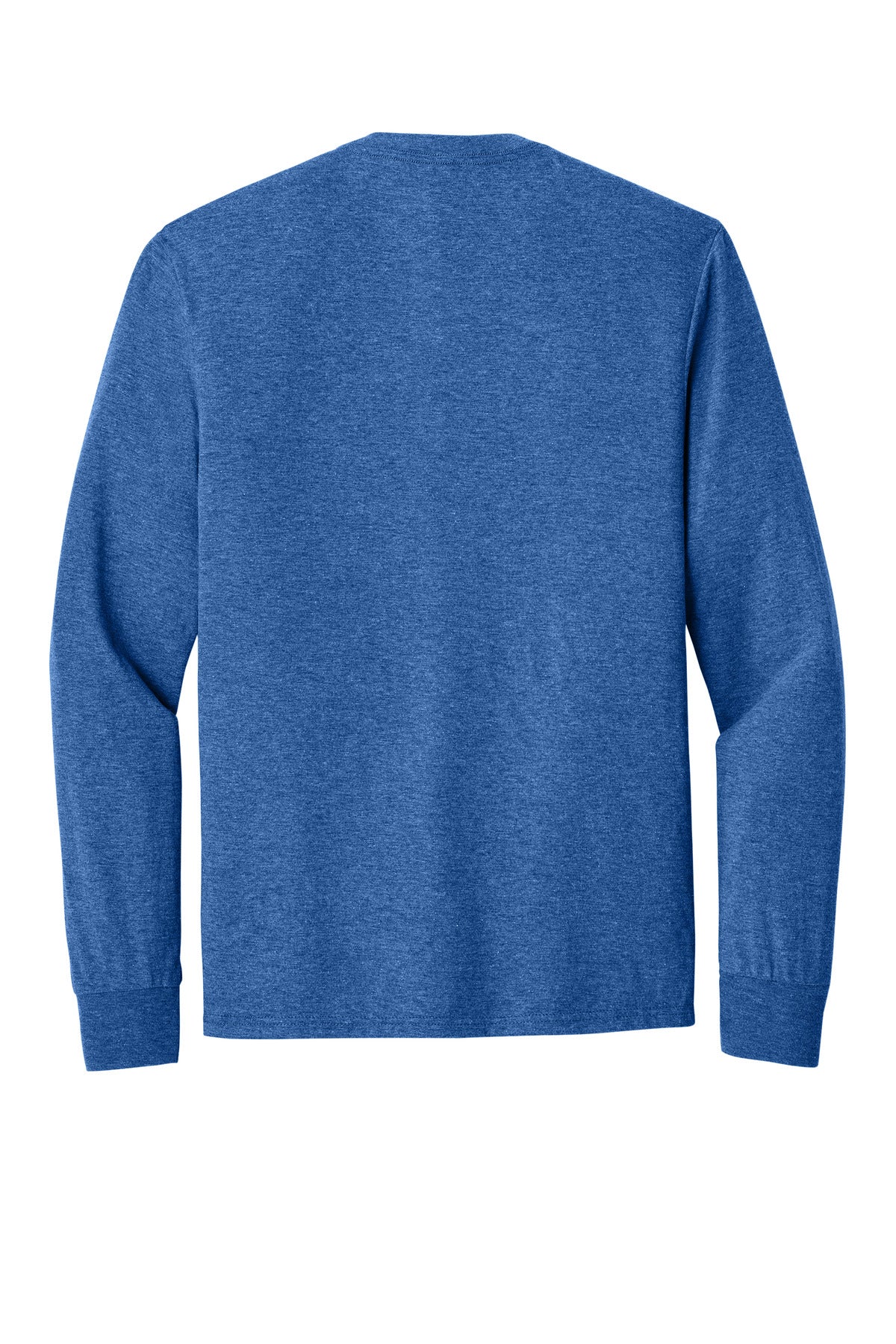 Rear View of Royal Frost District Perfect Tri Long Sleeve Tee . DM132