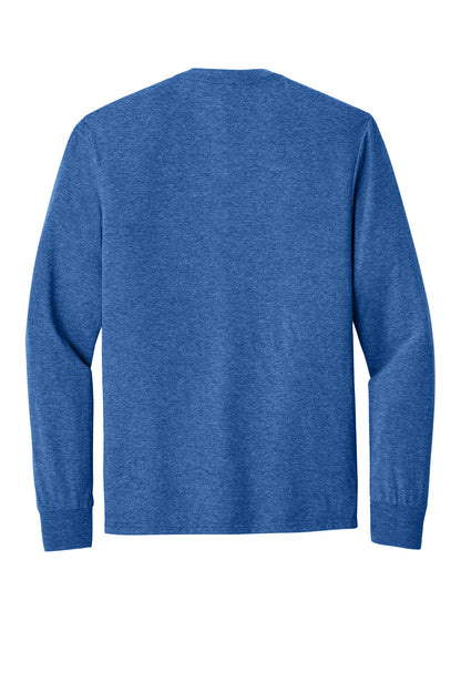 Rear View of Royal Frost District Perfect Tri Long Sleeve Tee . DM132