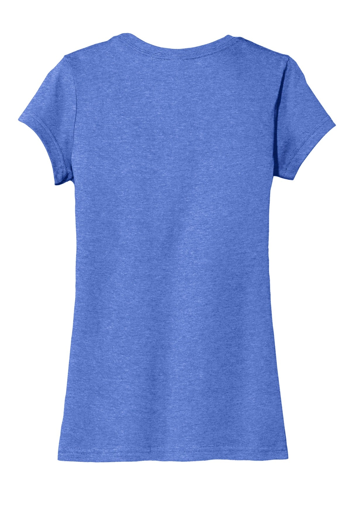 Rear View of Royal Frost District Women's Fitted Very Important Tee . DT6001