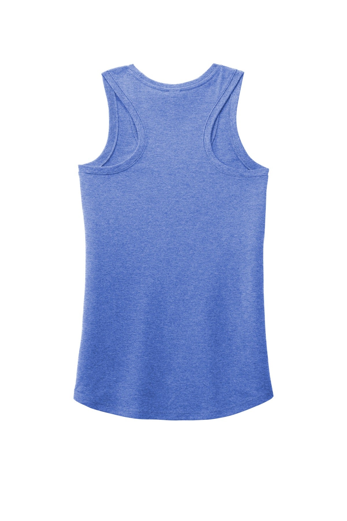 Rear View of Royal Frost District Women's Perfect Tri Racerback Tank. DM138L