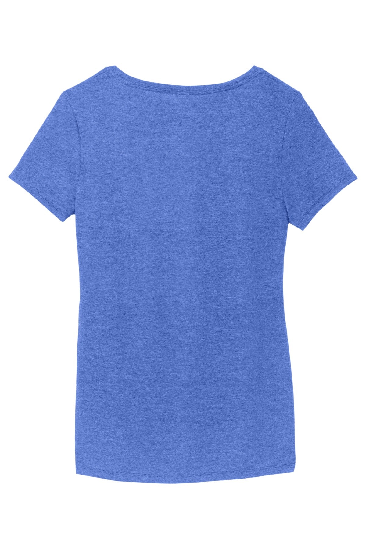 Rear View of Royal Frost District Women's Perfect Tri V-Neck Tee. DM1350L