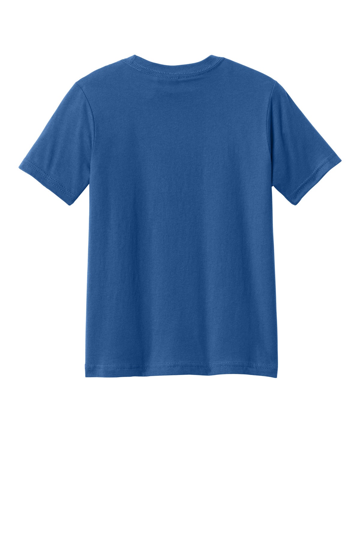 Rear View of Royal Next Level Apparel Youth Cotton Tee NL3310