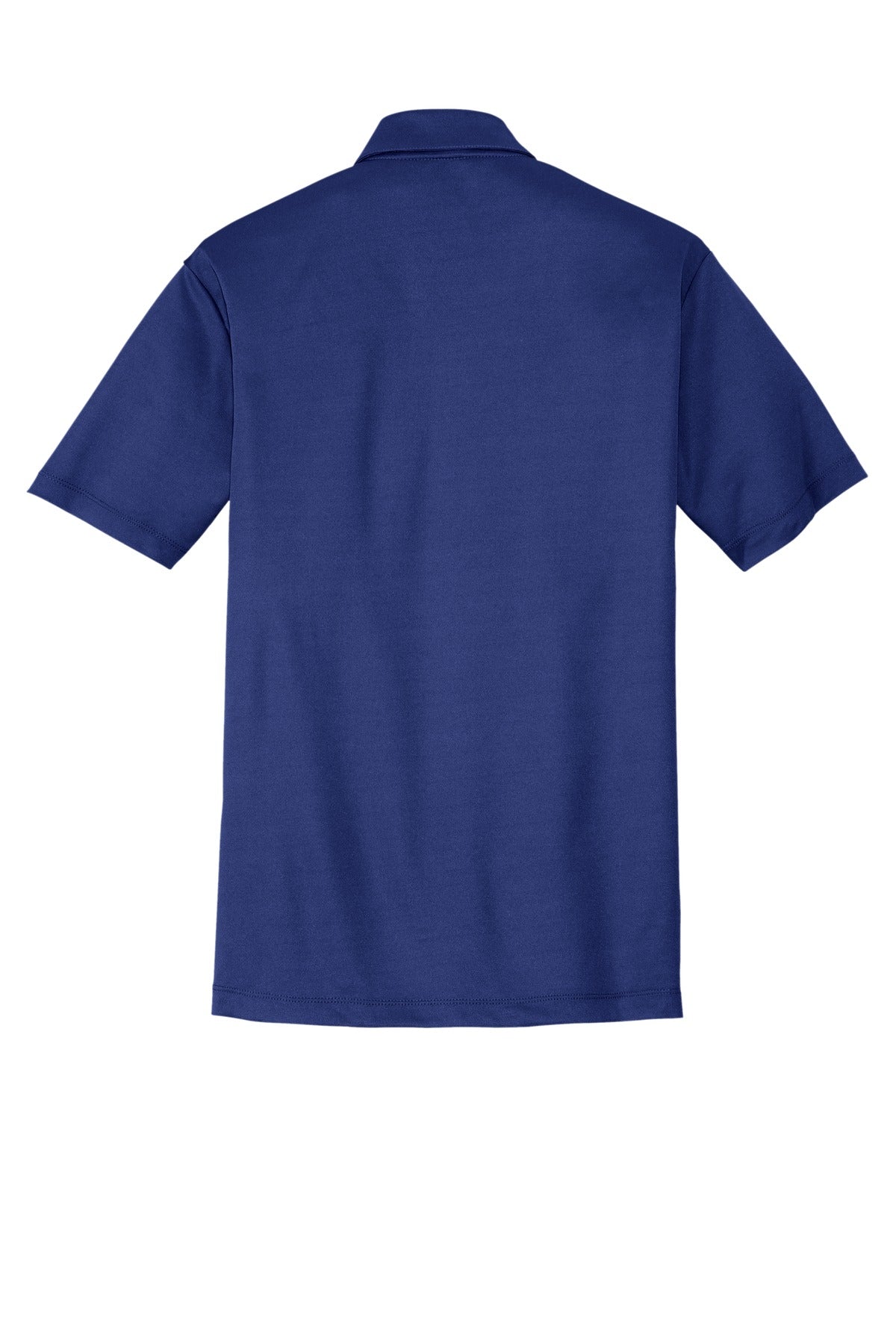 Rear View of Royal Port Authority Silk Touch Performance Pocket Polo. K540P