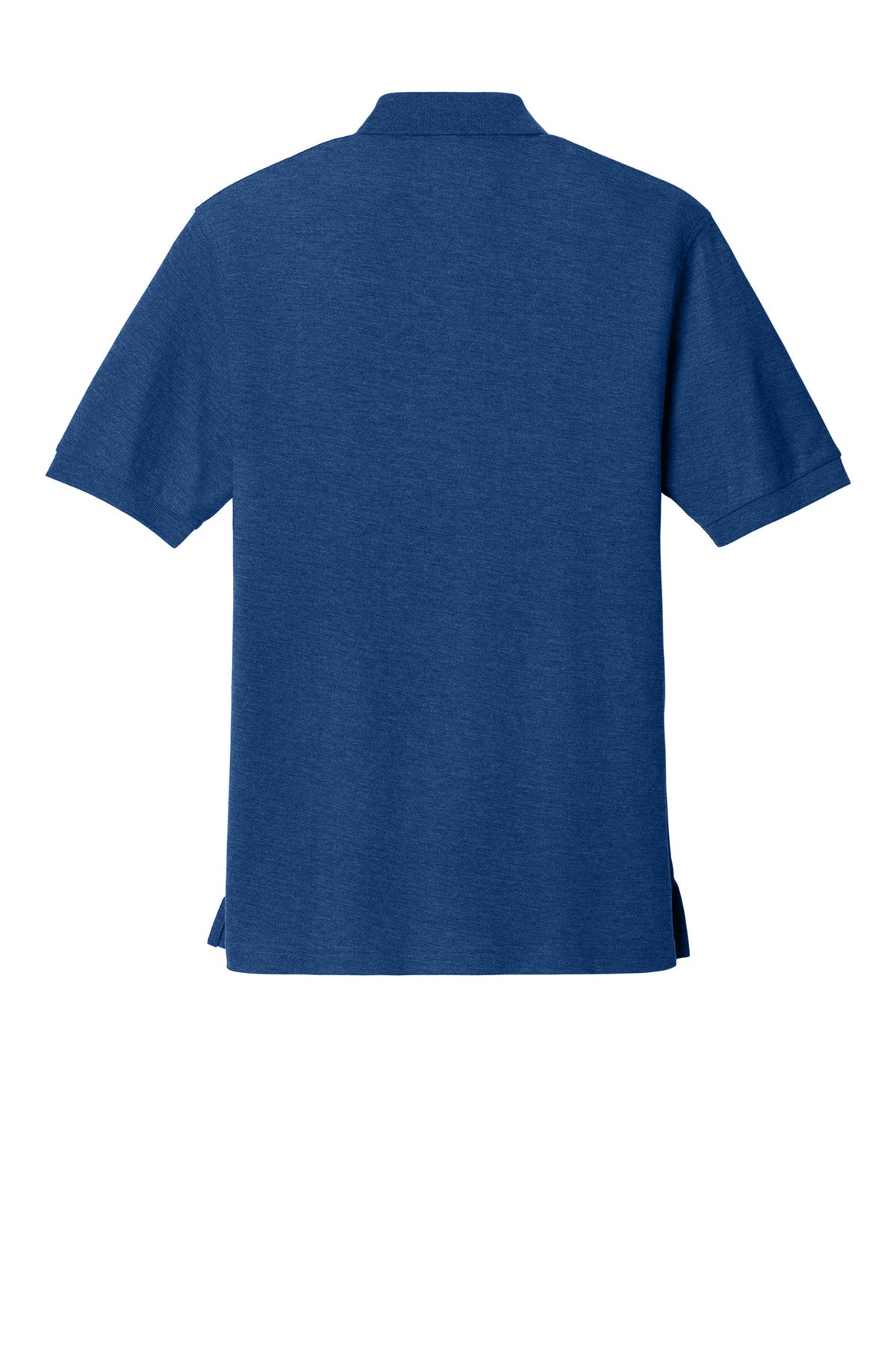 Rear View of Royal Port Authority Tall Silk Touch Polo. TLK500
