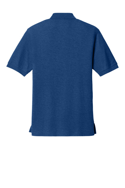 Rear View of Royal Port Authority Tall Silk Touch Polo. TLK500