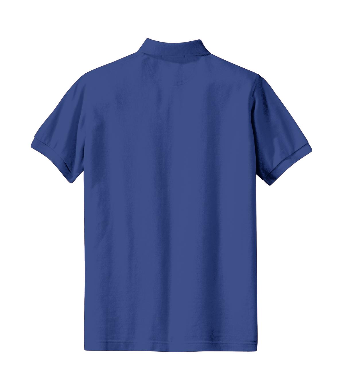 Rear View of Royal Port Authority Women's Heavyweight Cotton Pique Polo. L420