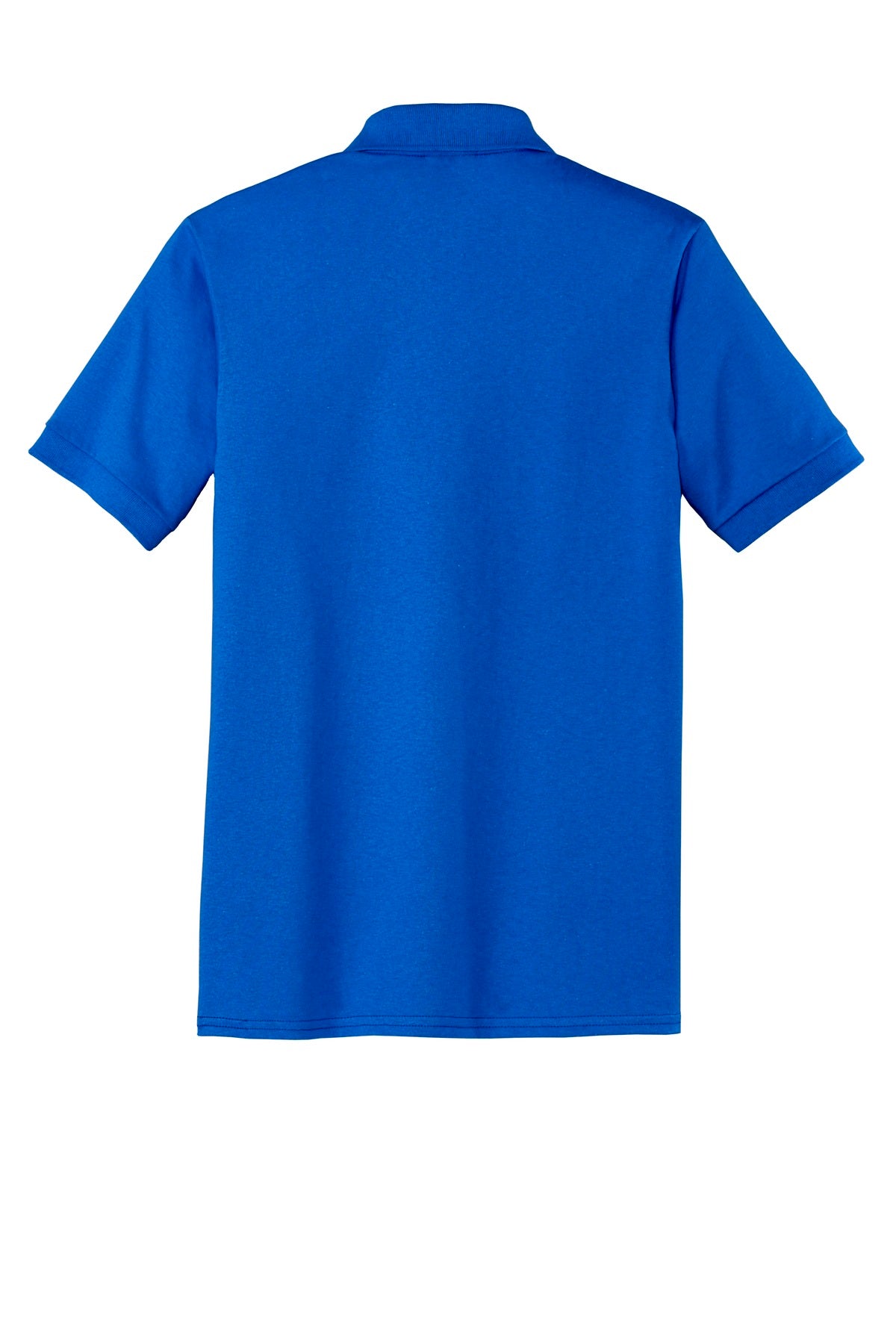 Rear View of Royal Port & Company Core Blend Jersey Knit Pocket Polo. KP55P