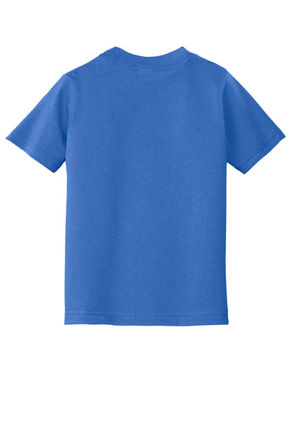 Rear View of Royal Port & Company Toddler Core Cotton Tee. CAR54T