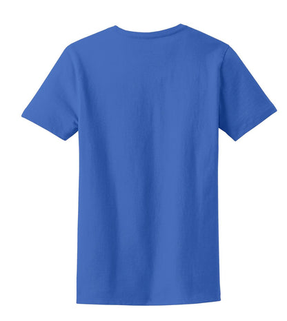 Rear View of Royal Port & Company Women's Essential Tee. LPC61