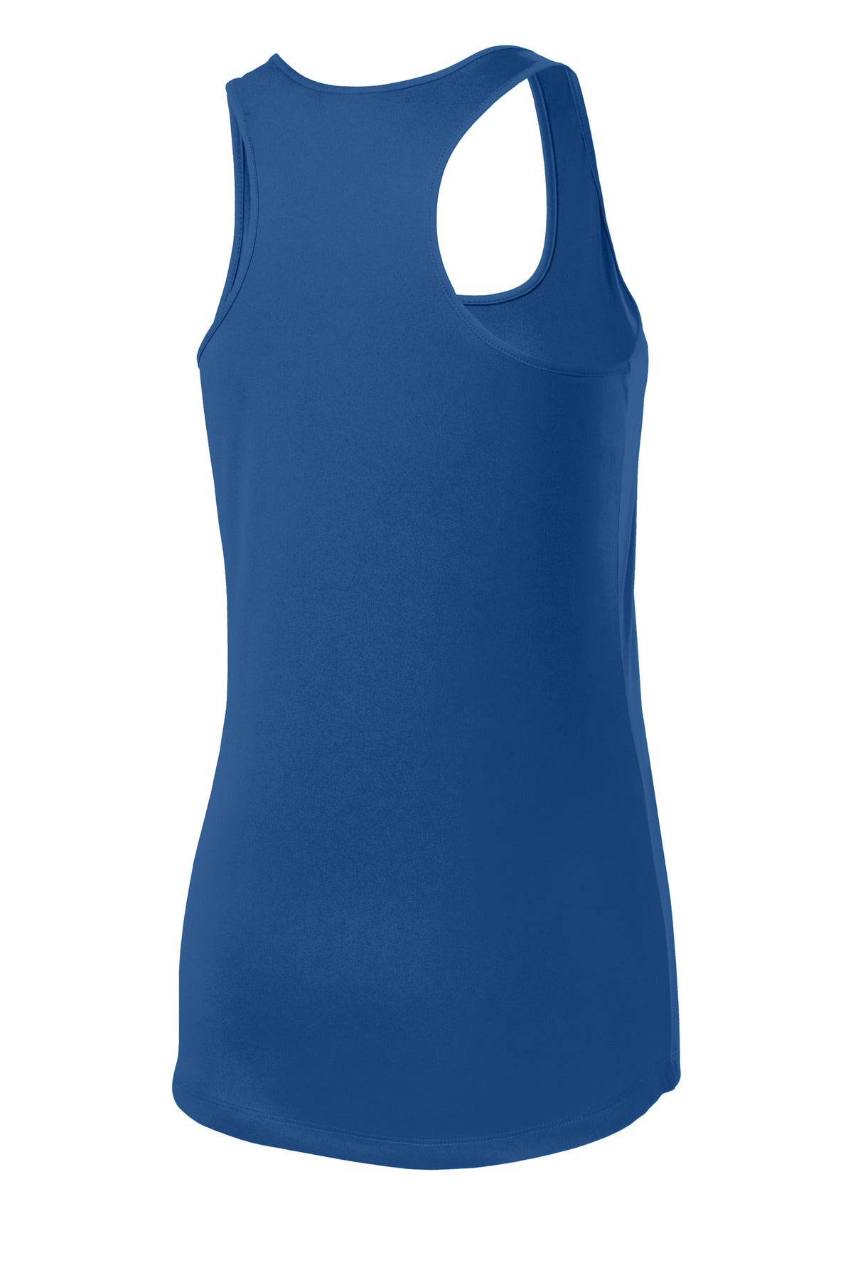 Rear View of Royal Sport-Tek Women's PosiCharge Competitor Racerback Tank. LST356