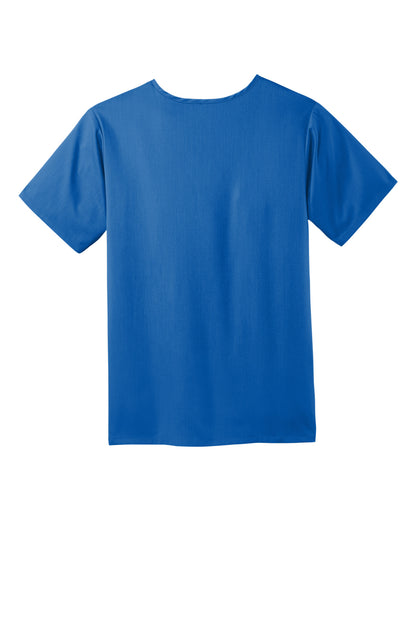 Rear View of Royal Wink Men's Premiere Flex V-Neck Top WW5068