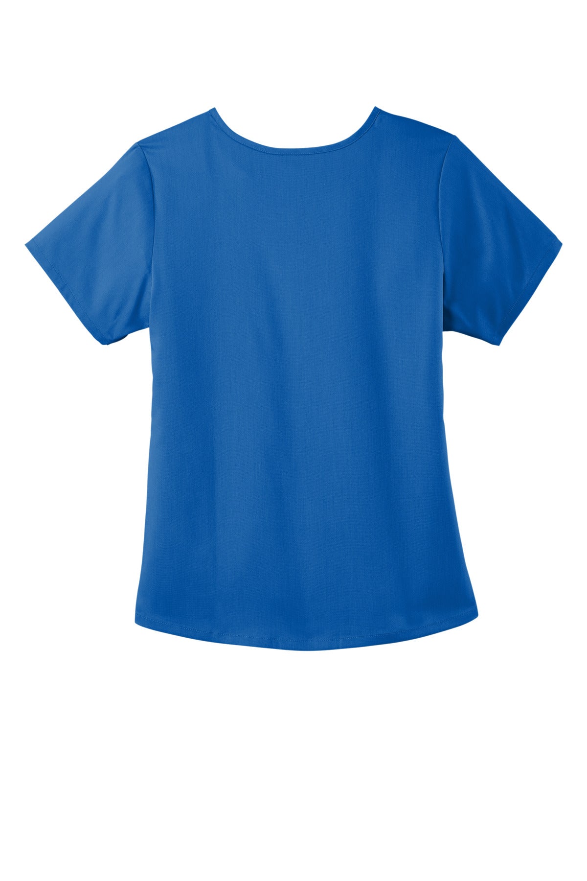 Rear View of Royal Wink Women's Premiere Flex Mock Wrap Top WW4268