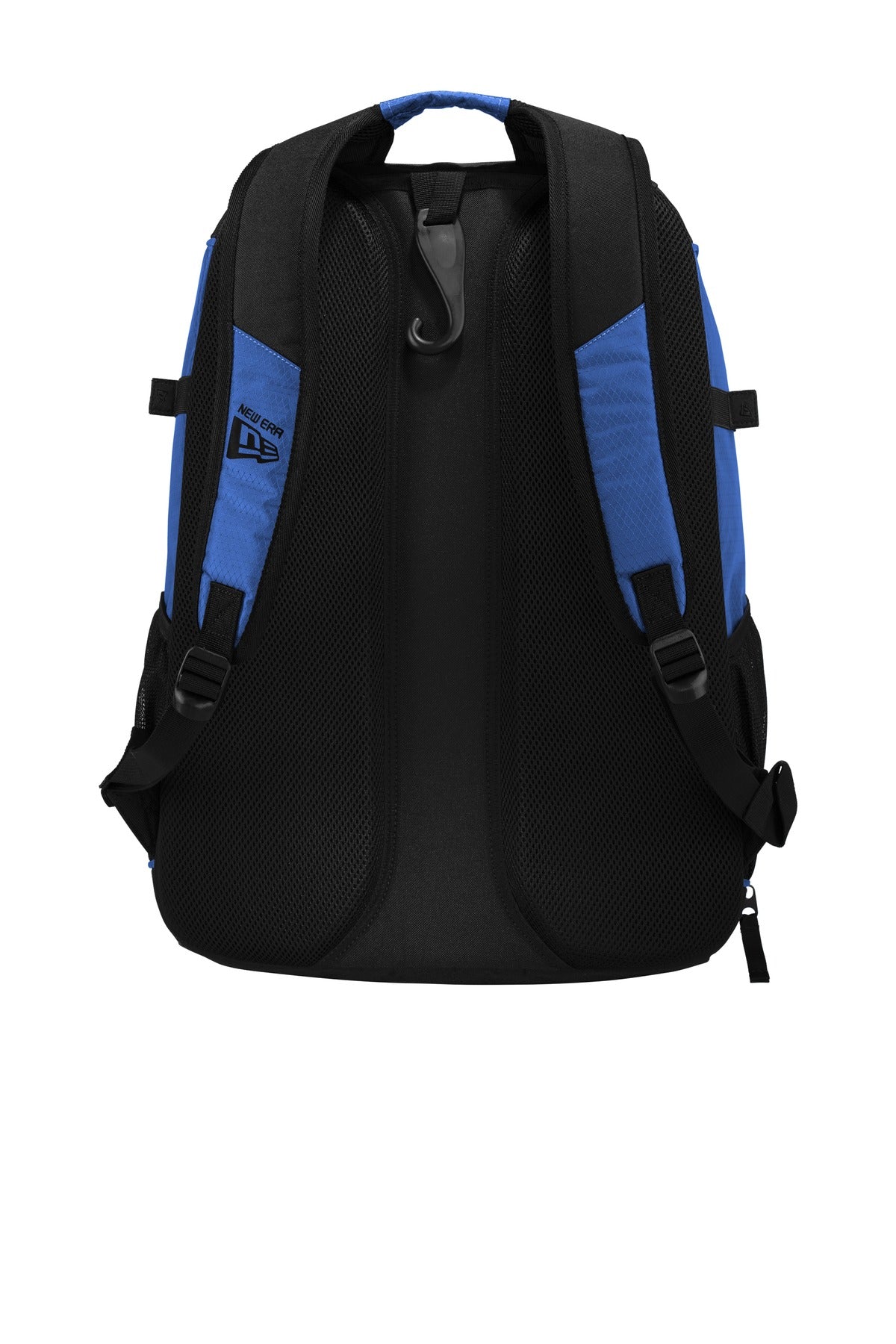 Rear View of Royal/Black New Era Shutout Backpack NEB300