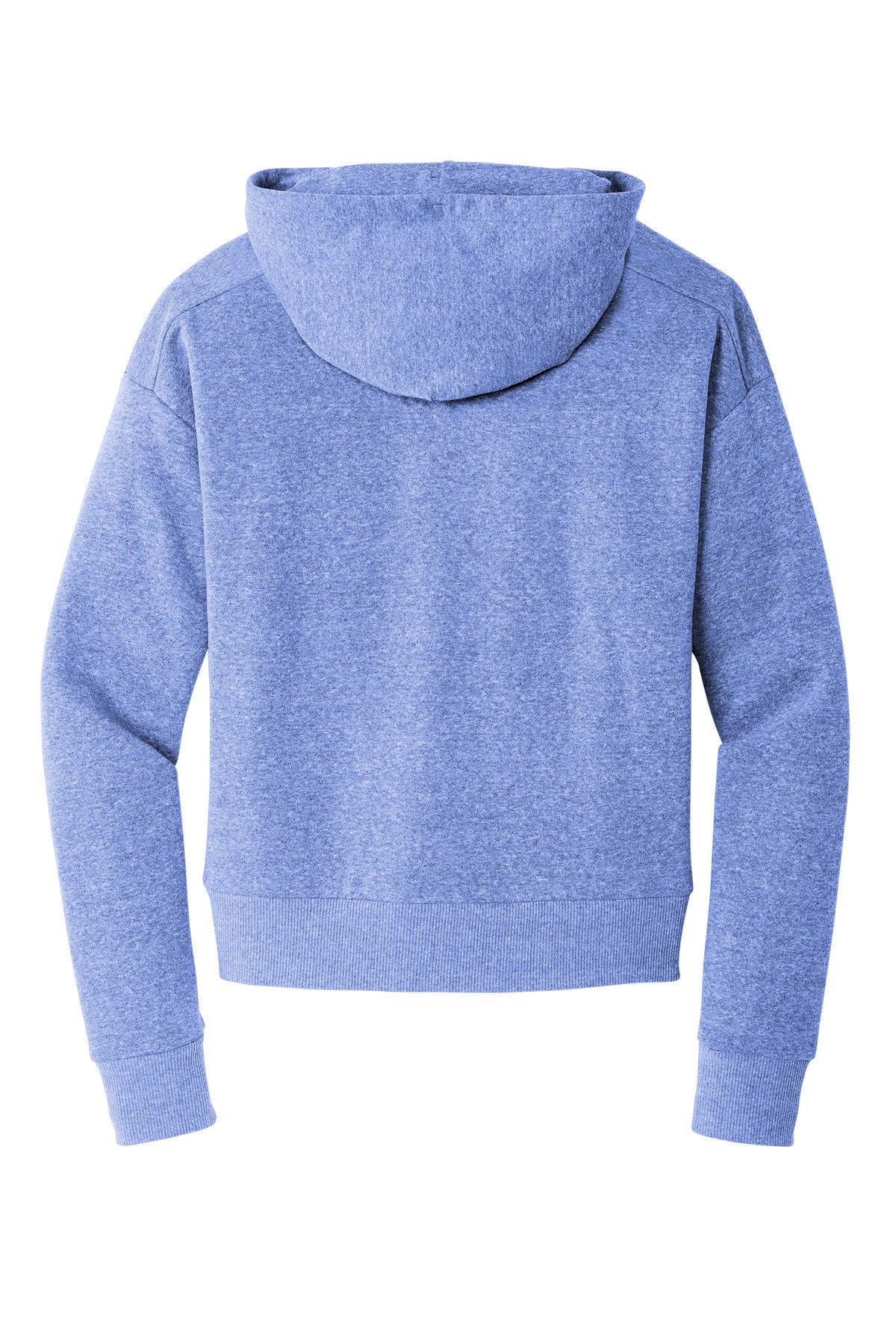 Rear View of RoyalFrost District Women's Perfect Tri Fleece 1/2-Zip Pullover DT1311