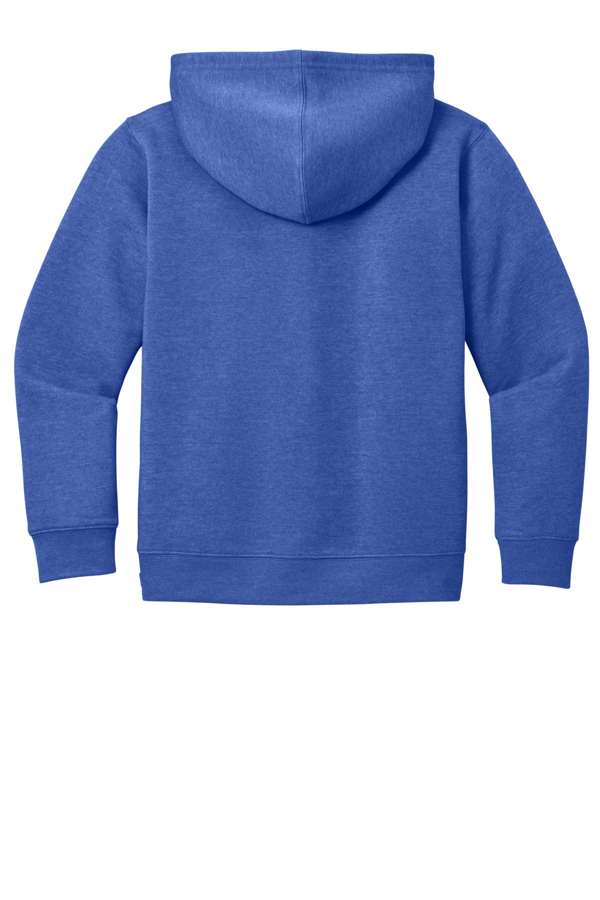 Rear View of RoyalFrost District Youth V.I.T. Fleece Full-Zip Hoodie DT6102Y
