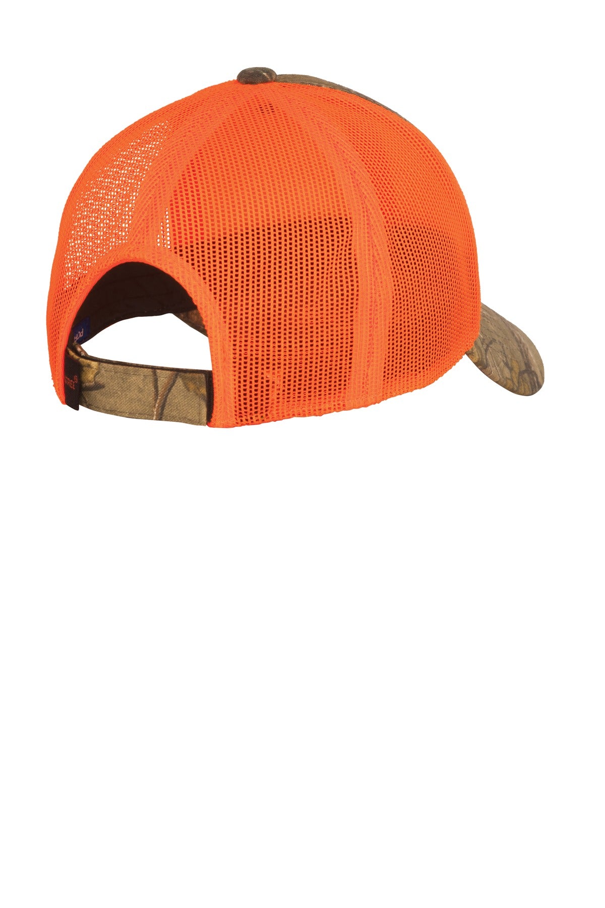 Rear View of RT Extra/Ne Or Port Authority Structured Camouflage Mesh Back Cap. C930