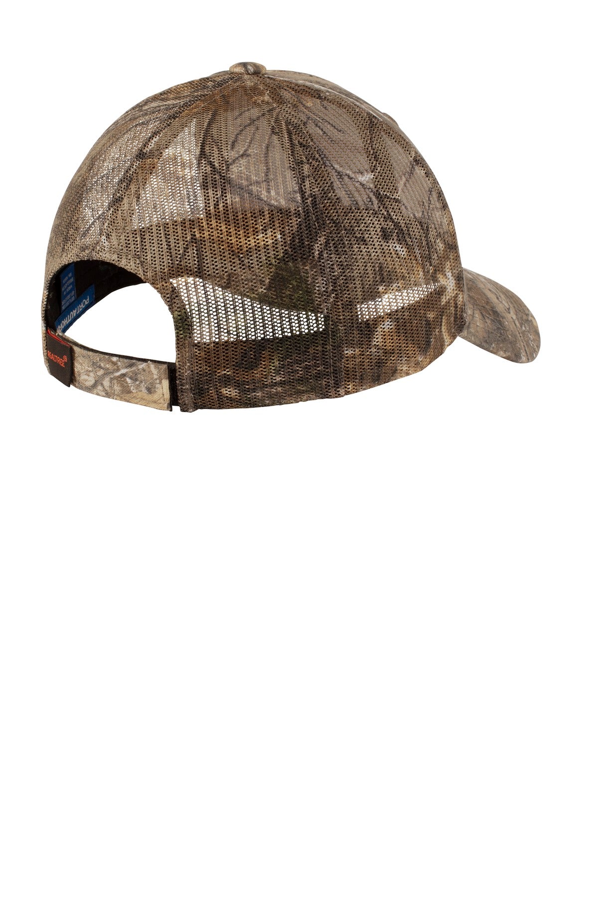Rear View of RT/Edge Port Authority Pro Camouflage Series Cap with Mesh Back. C869