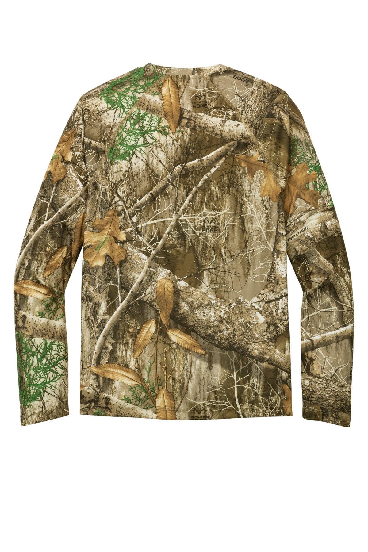 Rear View of RTEdge Russell Outdoors Realtree Performance Long Sleeve Tee RU150LS