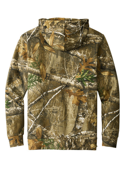 Rear View of RTEdge Russell Outdoors Realtree Pullover Hoodie RU400