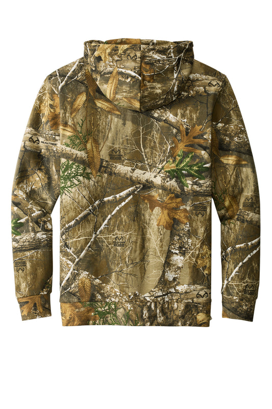 Rear View of RTEdge Russell Outdoors Realtree Pullover Hoodie RU400
