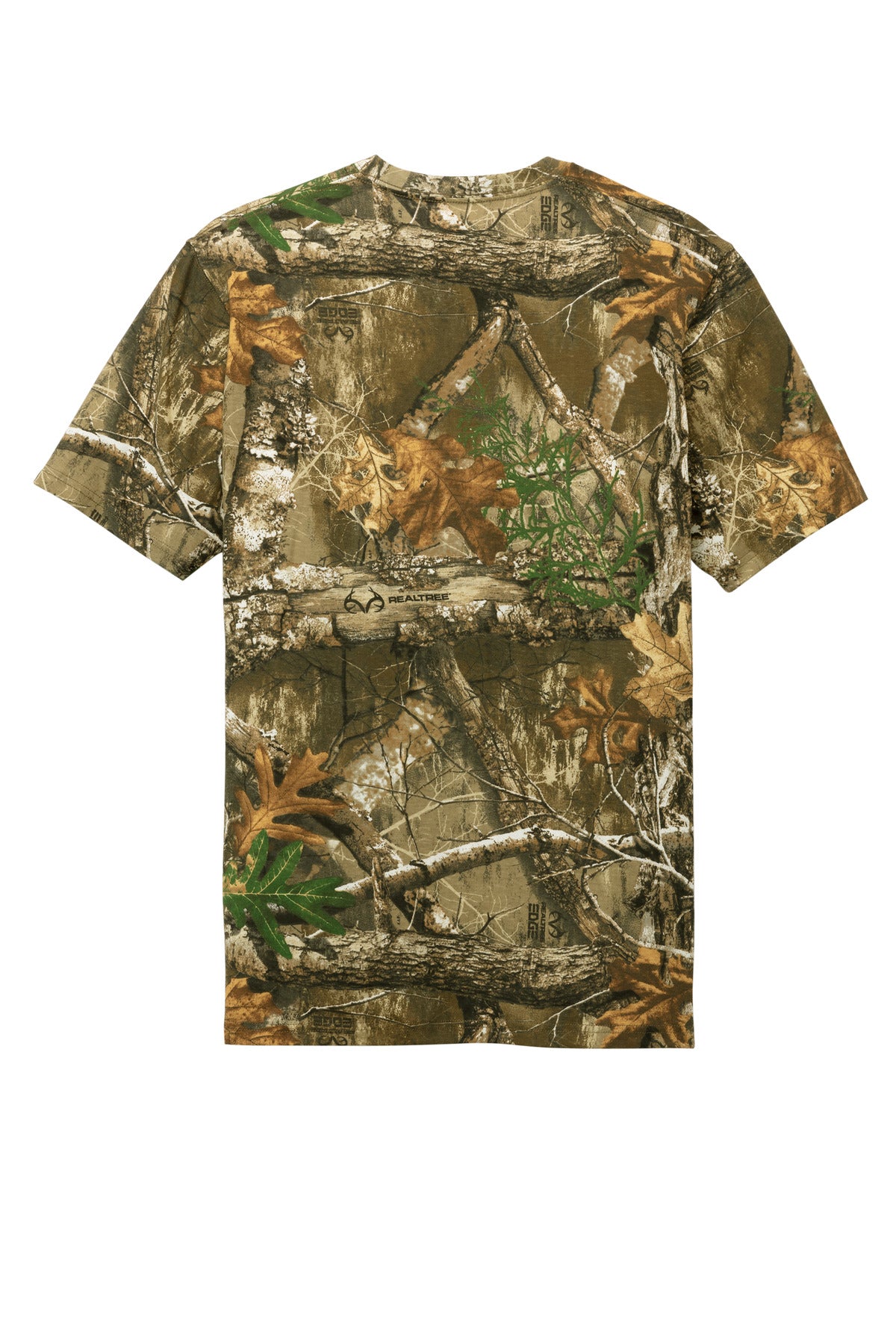Rear View of RTEdge Russell Outdoors Realtree Tee RU100