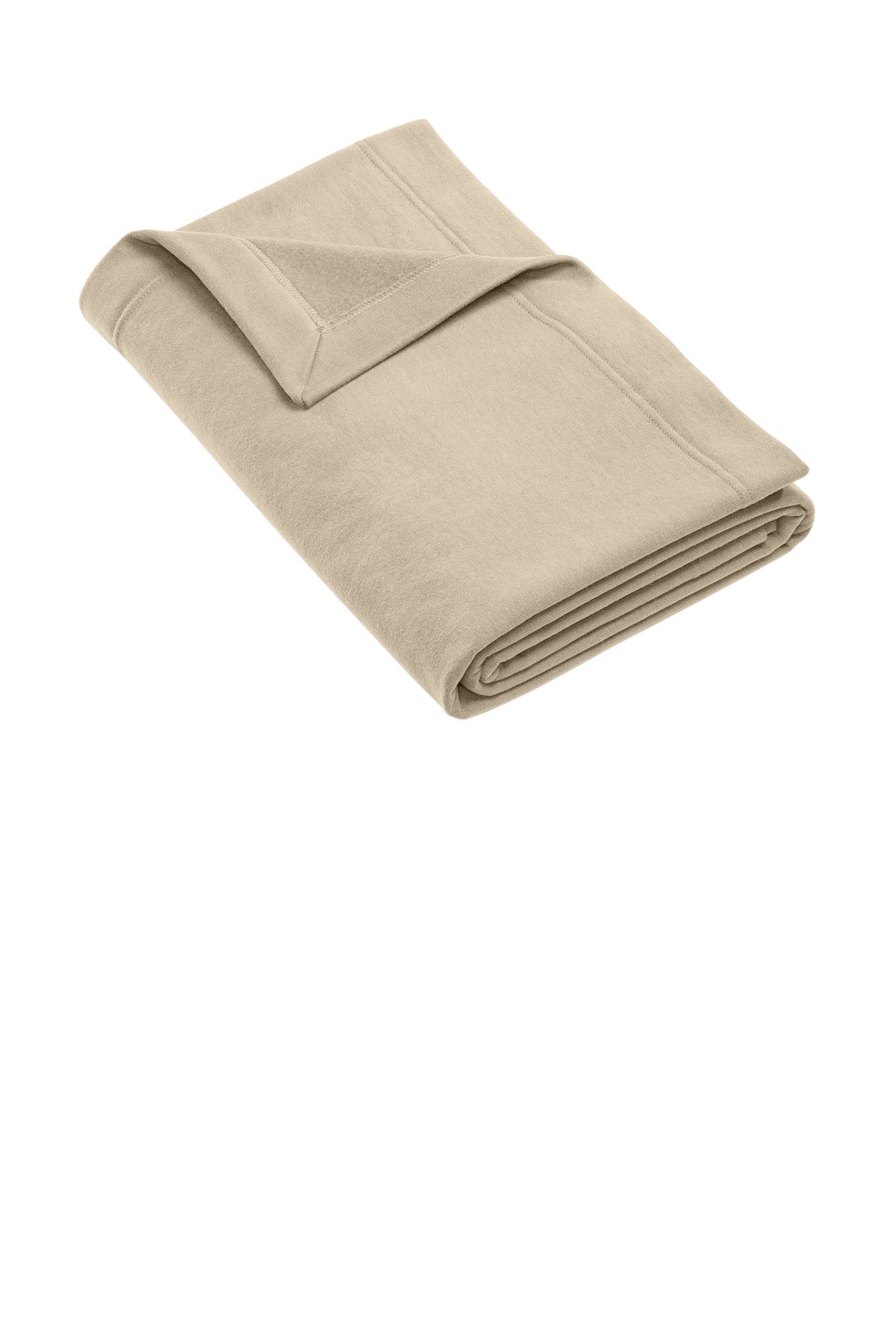 Rear View of Sand Gildan Heavy Blend Fleece Stadium Blanket 18900