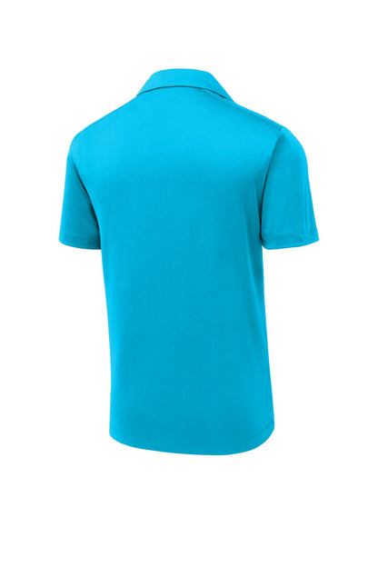 Rear View of Sapphire Sport-Tek Posi-UV Pro Polo. ST520