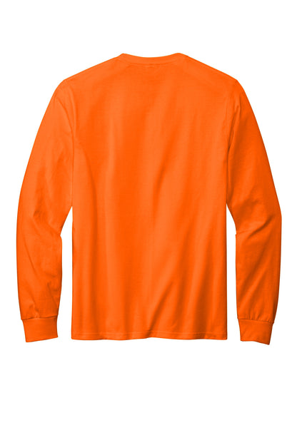 Rear View of SftyOrg Volunteer Knitwear All-American Long Sleeve Tee VL100LS