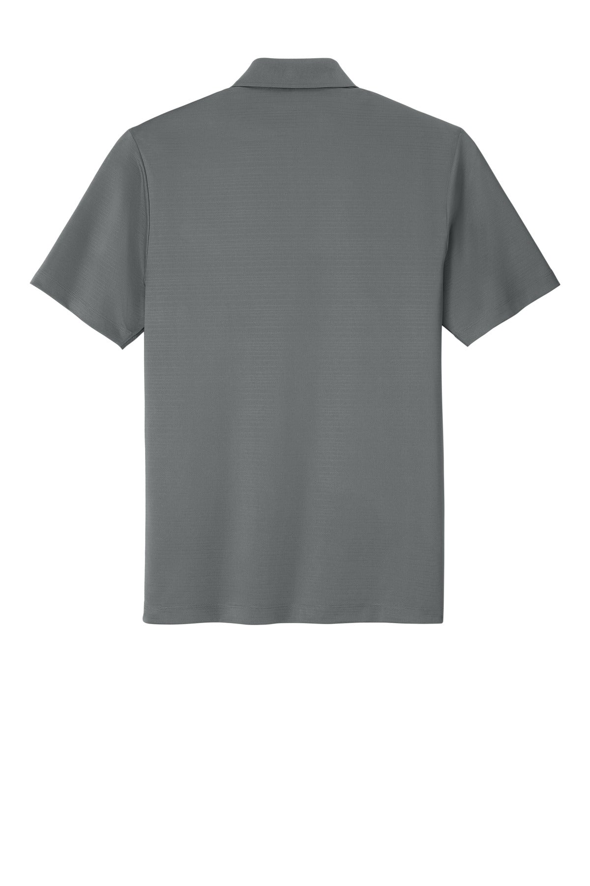 Rear View of Shadow Grey Port Authority Eclipse Stretch Polo. K587