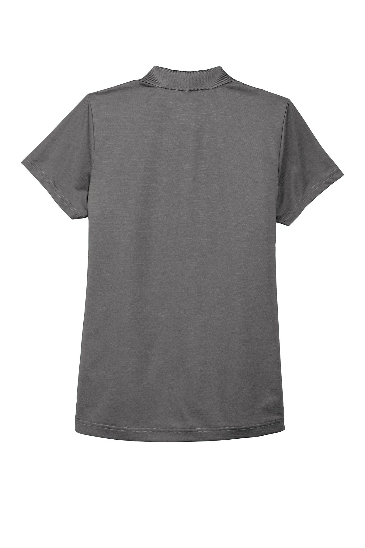 Rear View of Shadow Grey Port Authority Women's Eclipse Stretch Polo. LK587