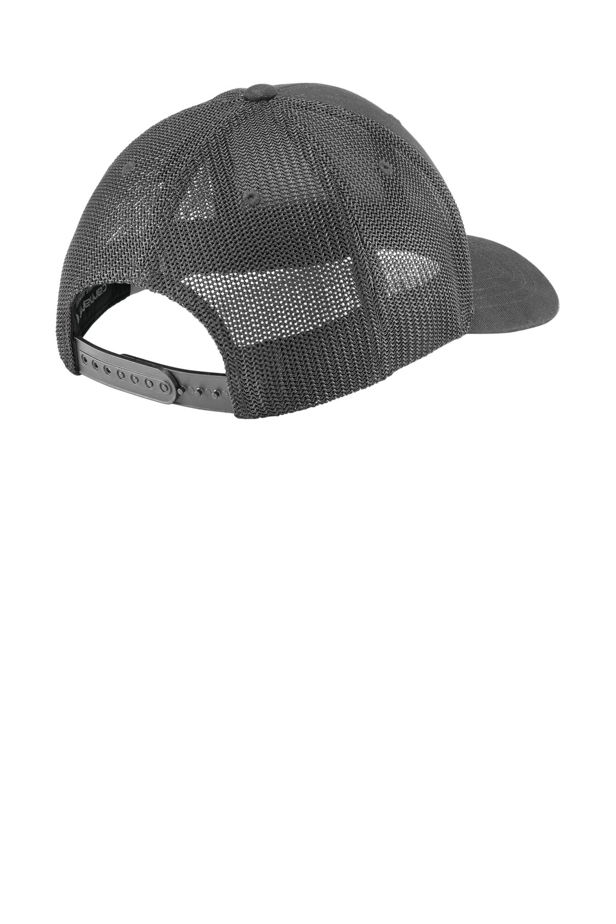 Rear View of ShadowGrey Carhartt Flexfit 110 Mesh Back Cap CT106577