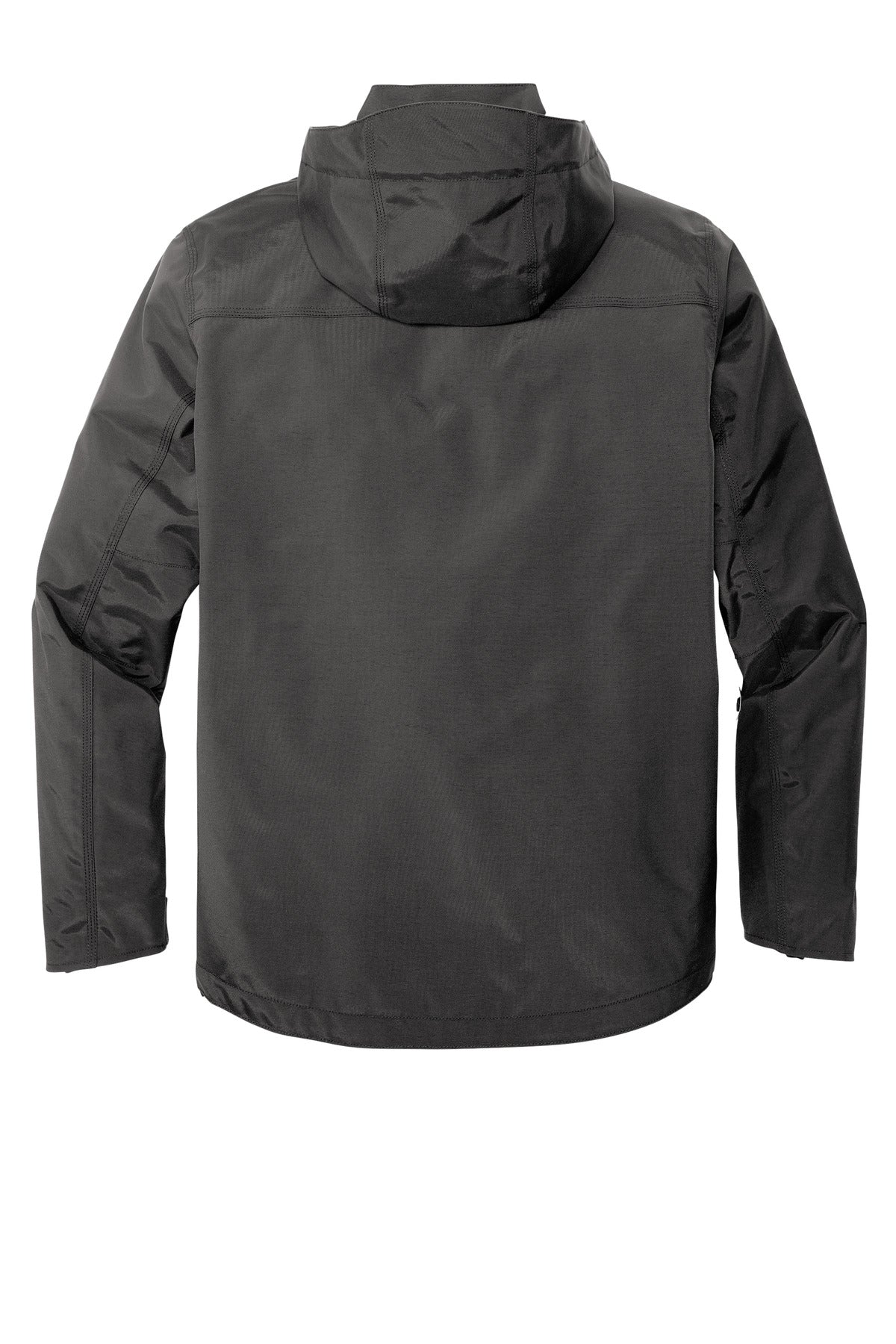 Rear View of ShadowGrey Carhartt Storm Defender Shoreline Jacket CT104670