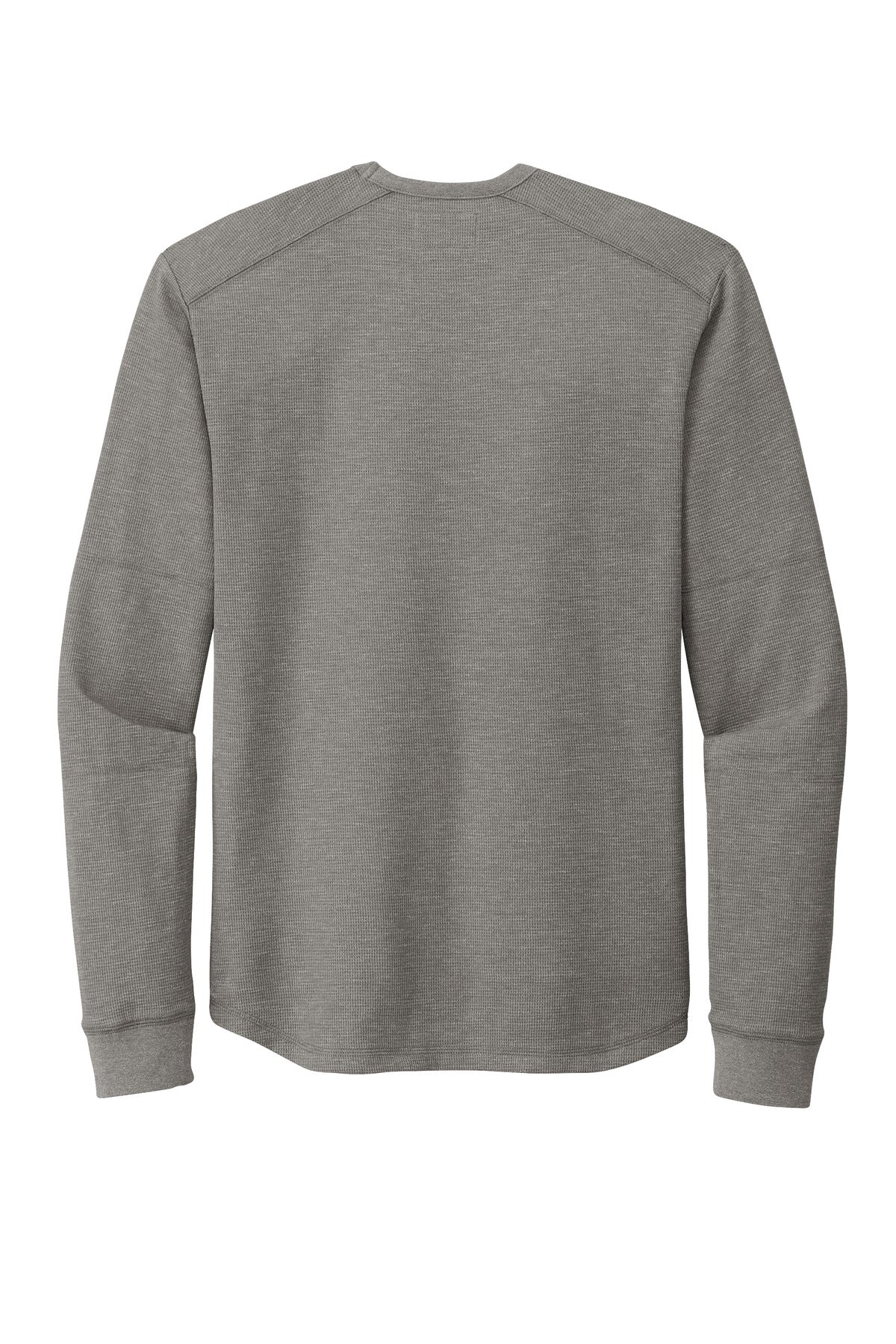 Rear View of ShdGyHthr New Era Thermal Long Sleeve NEA140