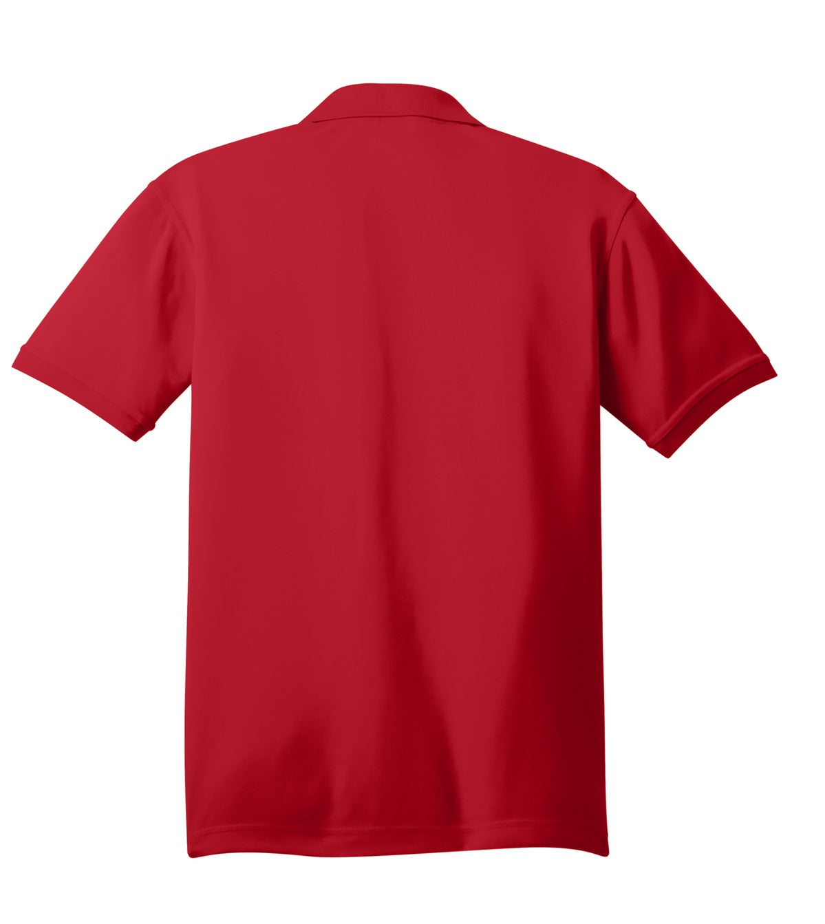 Rear View of Signal Red OGIO - Caliber2.0 Polo OG101