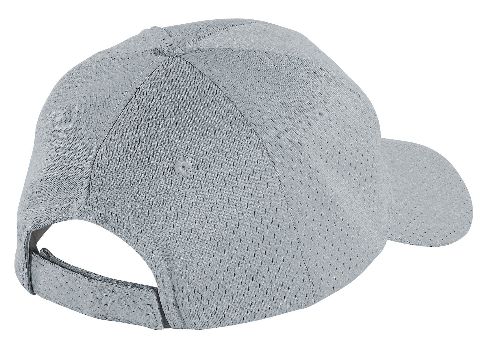Rear View of Silver Port Authority Youth Pro Mesh Cap. YC833