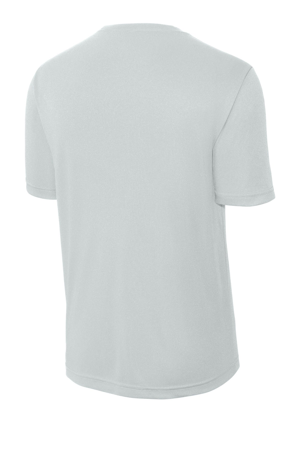Rear View of Silver Sport-Tek Tall PosiCharge Competitor Tee. TST350