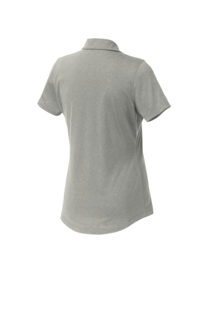 Rear View of Silver Sport-Tek Women's PosiCharge Strive Polo. LST530