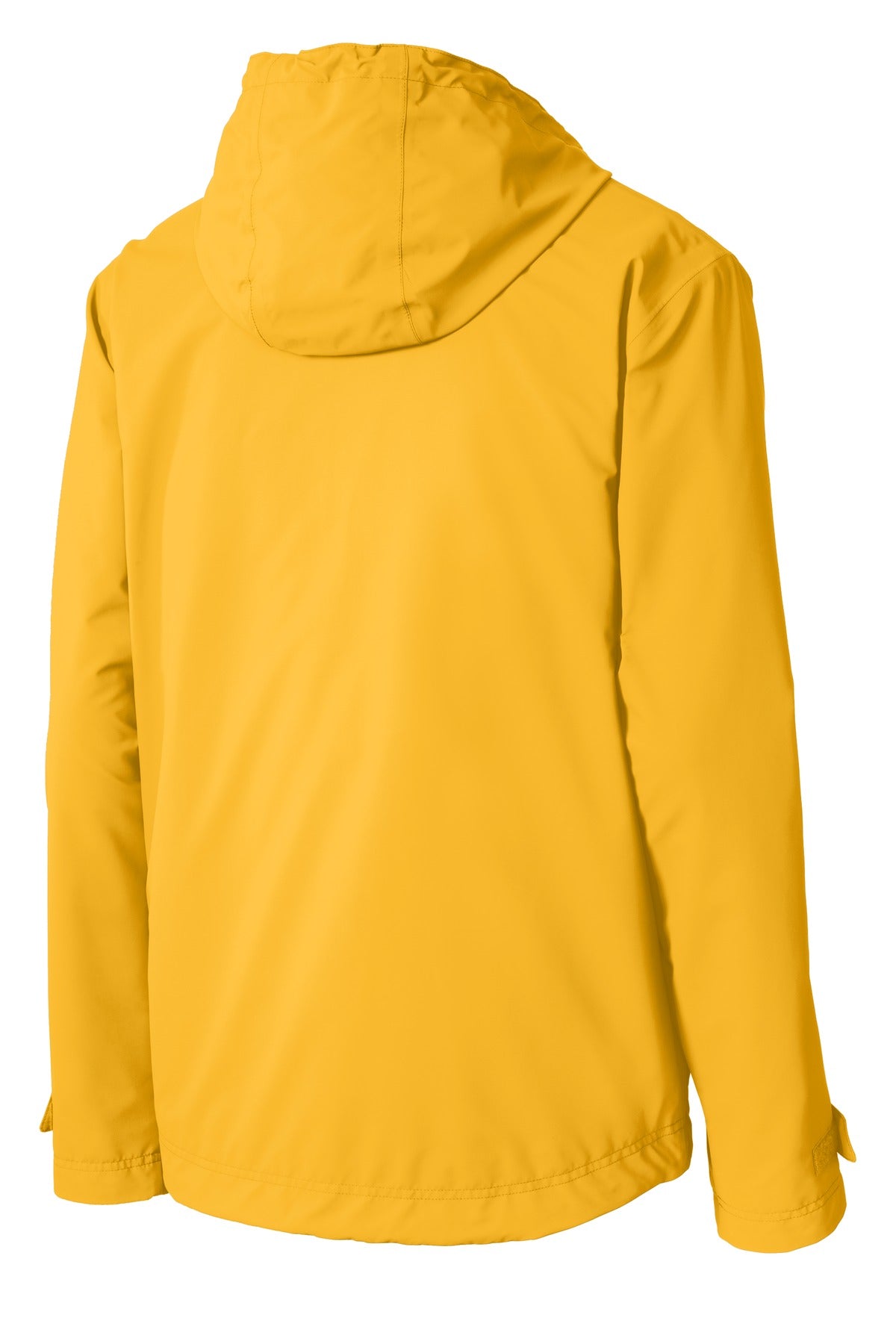 Rear View of Slicker Yellow Port Authority Northwest Slicker. J7710