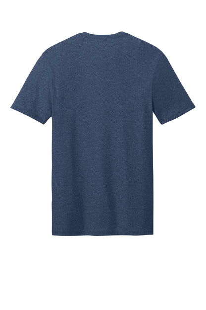 Rear View of SlvgdNvyHt Allmade Unisex Recycled Blend Tee AL2300