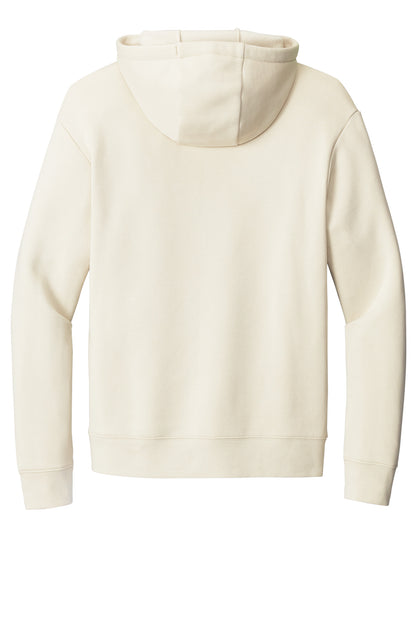 Rear View of SoftBeige New Era Heritage Fleece Pullover Hoodie NEA525