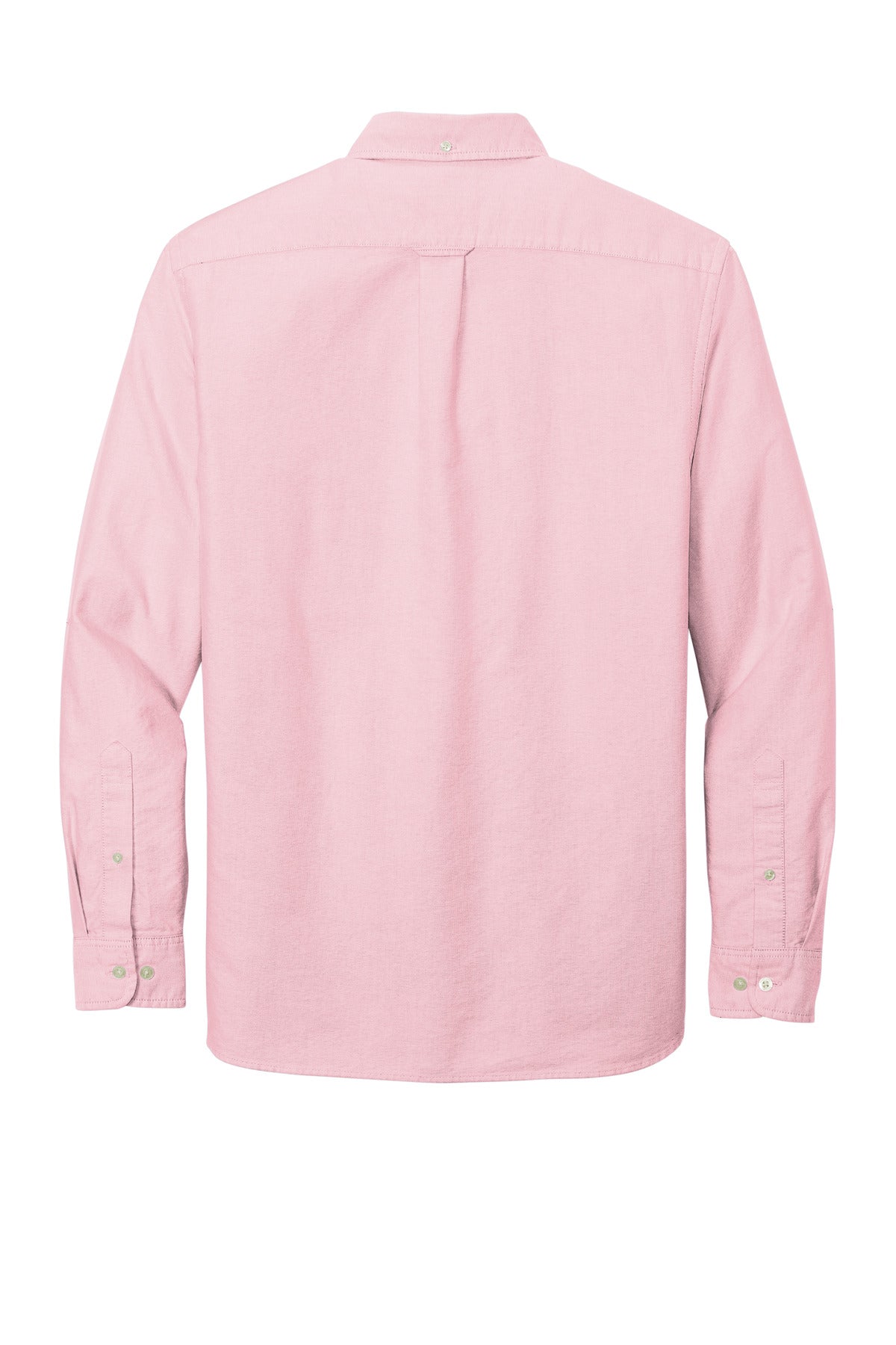 Rear View of SoftPink Brooks Brothers Casual Oxford Cloth Shirt BB18004
