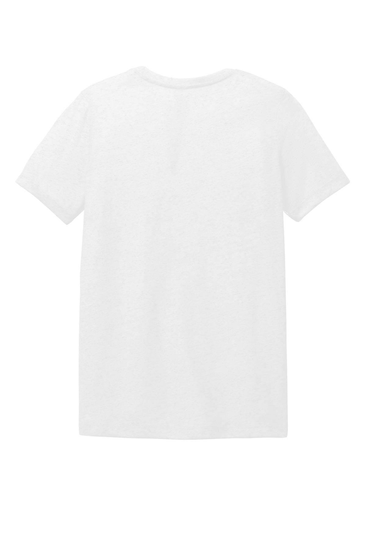 Rear View of SolidWhtTB BELLA+CANVAS Women's Relaxed Triblend Tee BC6413