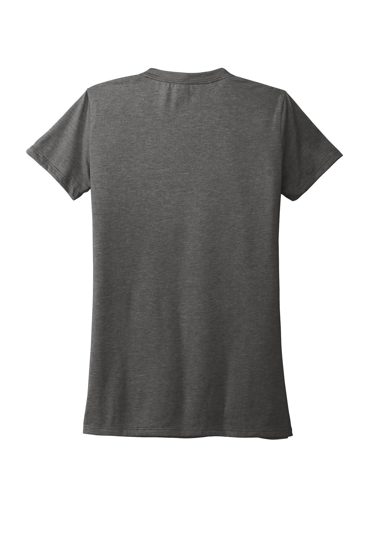 Rear View of Space Black Allmade Women's Tri-Blend Tee AL2008