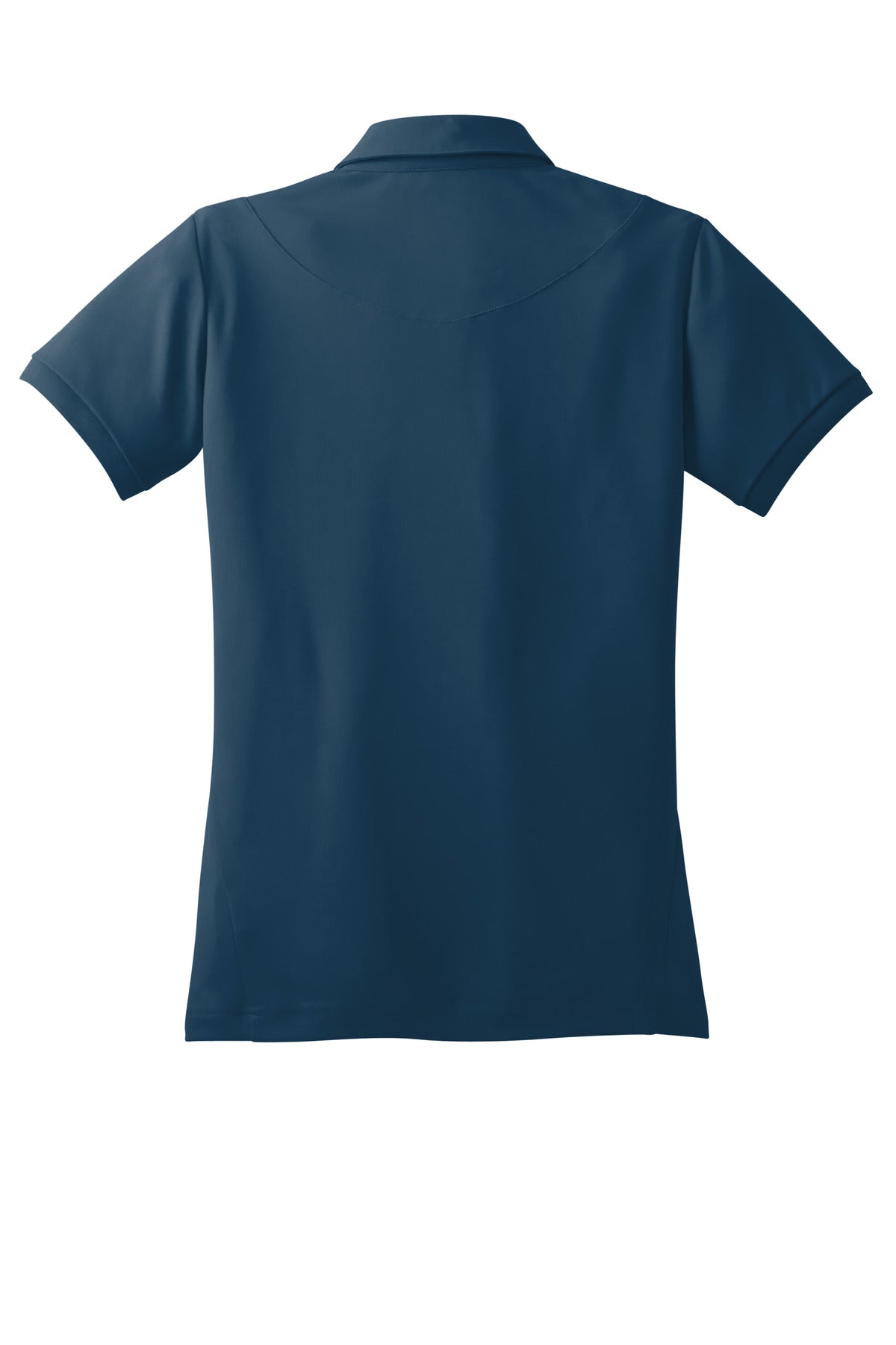 Rear View of Spar Blue OGIO - Jewel Polo. LOG101