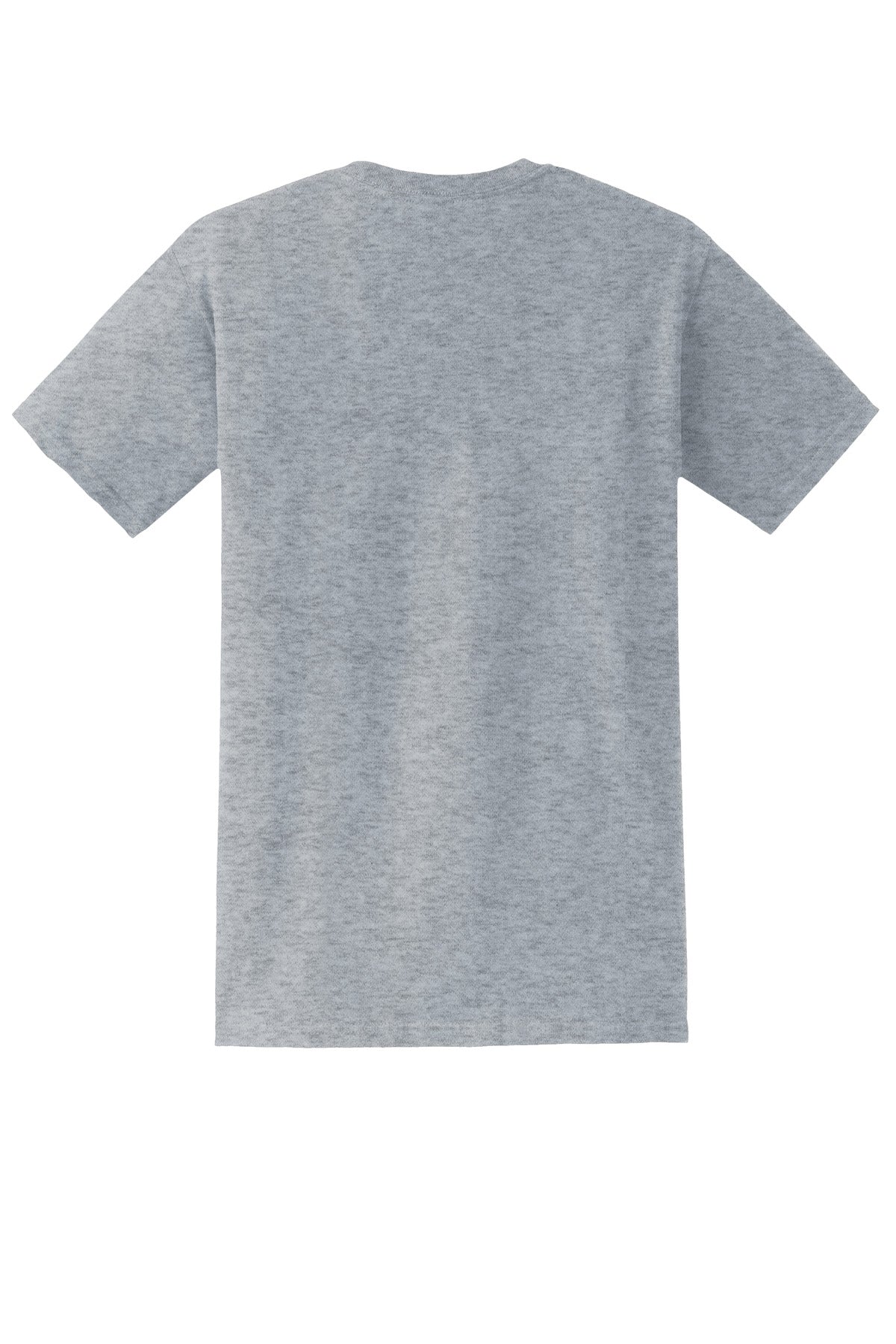 Rear View of Sport Grey Gildan - DryBlend 50 Cotton/50 Poly Pocket T-Shirt. 8300