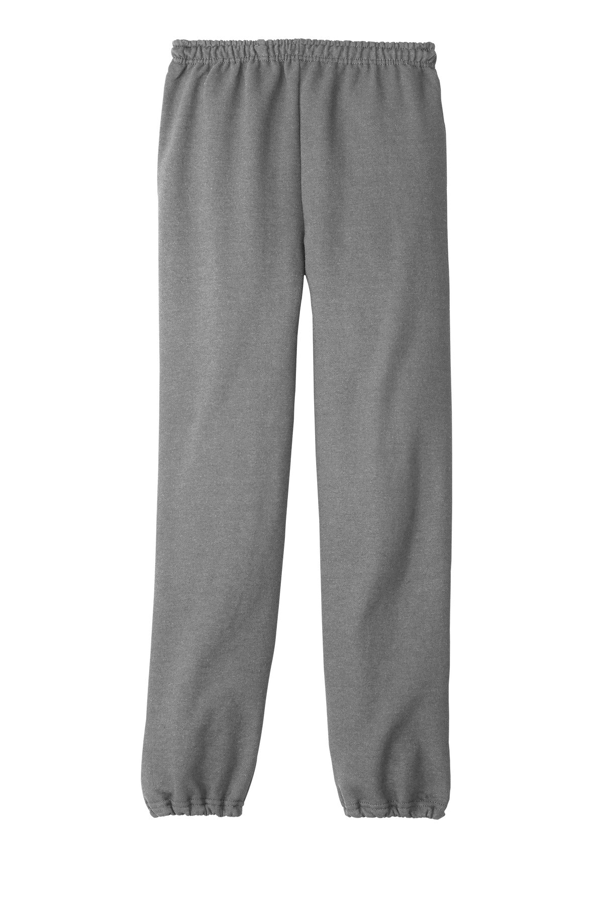 Rear View of Sport Grey Gildan Heavy Blend Sweatpant. 18200